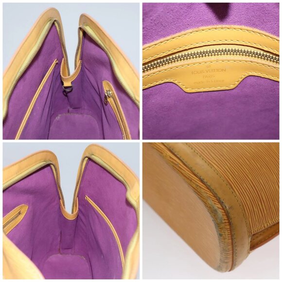 LOUIS VUITTON Epi Lussac Shoulder Bag Yellow - Picture 12 of 15